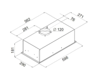 VDB BOX Glass Black 60 - 1439126 - zdjęcie 2